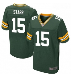 Men Nike Green Bay Packers 15 Bart Starr Elite Green Team Color NFL Jersey Men Nike Green Bay Packers 15 Bart Starr Elite Green Team Color NFL Jersey