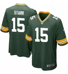 Men Nike Green Bay Packers 15 Bart Starr Game Green Team Color NFL Jersey Men Nike Green Bay Packers 15 Bart Starr Game Green Team Color NFL Jersey