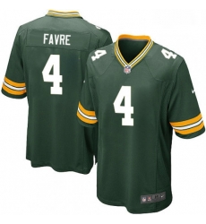 Men Nike Green Bay Packers 4 Brett Favre Game Green Team Color NFL Jersey Men Nike Green Bay Packers 4 Brett Favre Game Green Team Color NFL Jersey