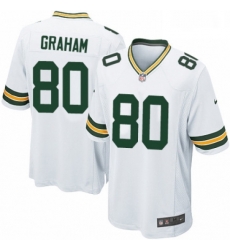 Men Nike Green Bay Packers 80 Jimmy Graham Game White NFL Jersey Men Nike Green Bay Packers 80 Jimmy Graham Game White NFL Jersey