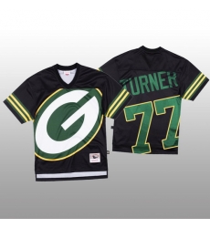 NFL Green Bay Packers 77 Billy Turner Black Men Mitchell 26 Nell Big Face Fashion Limited NFL Jersey NFL Green Bay Packers 77 Billy Turner Black Men Mitchell 26 Nell Big Face Fashion Limited NFL Jersey