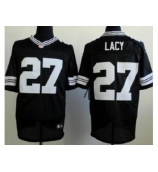 Nike Green Bay Packers 27 Eddie Lacy Black Elite Shadow NFL Jersey Nike Green Bay Packers 27 Eddie Lacy Black Elite Shadow NFL Jersey