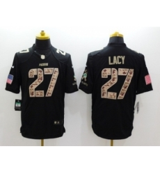 Nike Green Bay Packers 27 Eddie Lacy Black Limited Salute to Service NFL Jersey Nike Green Bay Packers 27 Eddie Lacy Black Limited Salute to Service NFL Jersey