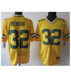 Nike Green Bay Packers 32 Cedric Benson Yellow Elite NFL Jersey Nike Green Bay Packers 32 Cedric Benson Yellow Elite NFL Jersey