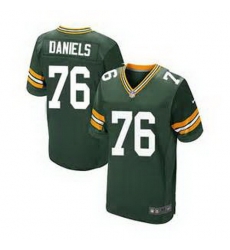 Nike Green Bay Packers #76 Mike Daniels Green Team Color Mens Stitched NFL Elite Jersey Nike Green Bay Packers #76 Mike Daniels Green Team Color Mens Stitched NFL Elite Jersey