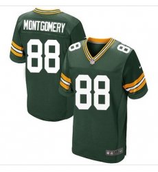 Nike Green Bay Packers #88 Ty Montgomery Green Team Color Mens Stitched NFL Elite Jersey Nike Green Bay Packers #88 Ty Montgomery Green Team Color Mens Stitched NFL Elite Jersey