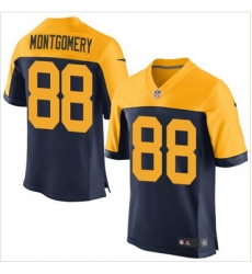 Nike Green Bay Packers #88 Ty Montgomery Navy Blue Alternate Mens Stitched NFL New Elite Jersey Nike Green Bay Packers #88 Ty Montgomery Navy Blue Alternate Mens Stitched NFL New Elite Jersey