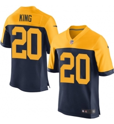 Nike Packers #20 Kevin King Navy Blue Alternate Mens Stitched NFL New Elite Jersey Nike Packers #20 Kevin King Navy Blue Alternate Mens Stitched NFL New Elite Jersey