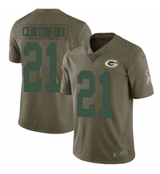 Nike Packers #21 Ha Ha Clinton Dix Olive Mens Stitched NFL Limited 2017 Salute To Service Jersey Nike Packers #21 Ha Ha Clinton Dix Olive Mens Stitched NFL Limited 2017 Salute To Service Jersey