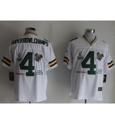 Nike Packers #4 Superbowlchamps White Mens Stitched NFL Limited Jersey Nike Packers #4 Superbowlchamps White Mens Stitched NFL Limited Jersey