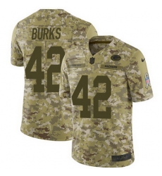 Nike Packers #42 Oren Burks Camo Mens Stitched NFL Limited 2018 Salute To Service Jersey Nike Packers #42 Oren Burks Camo Mens Stitched NFL Limited 2018 Salute To Service Jersey