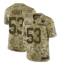 Nike Packers #53 Nick Perry Camo Mens Stitched NFL Limited 2018 Salute To Service Jersey Nike Packers #53 Nick Perry Camo Mens Stitched NFL Limited 2018 Salute To Service Jersey