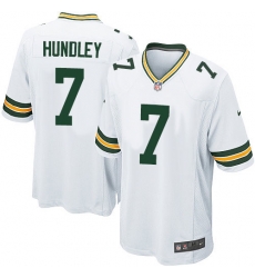 Nike Packers #7 Brett Hundley Mens Game White NFL Jersey Nike Packers #7 Brett Hundley Mens Game White NFL Jersey