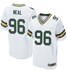 Nike Packers #96 Mike Neal White Mens Stitched NFL Elite Jersey Nike Packers #96 Mike Neal White Mens Stitched NFL Elite Jersey