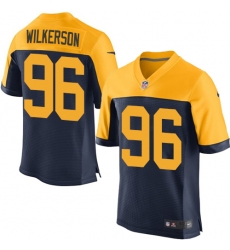 Nike Packers #96 Muhammad Wilkerson Navy Blue Alternate Mens Stitched NFL New Elite Jersey Nike Packers #96 Muhammad Wilkerson Navy Blue Alternate Mens Stitched NFL New Elite Jersey