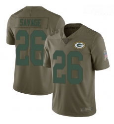 Packers 26 Darnell Savage Olive Men Stitched Football Limited 2017 Salute To Service Jersey Packers 26 Darnell Savage Olive Men Stitched Football Limited 2017 Salute To Service Jersey
