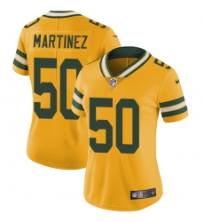 Nike Packers #50 Blake Martinez Yellow Womens Stitched NFL Limited Rush Jersey Nike Packers #50 Blake Martinez Yellow Womens Stitched NFL Limited Rush Jersey