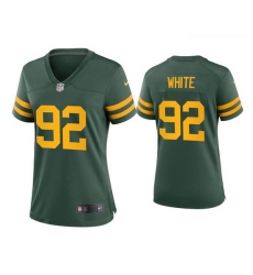 Women Green Bay Packers 92 Reggie White Alternate Game Green Jersey Women Green Bay Packers 92 Reggie White Alternate Game Green Jersey