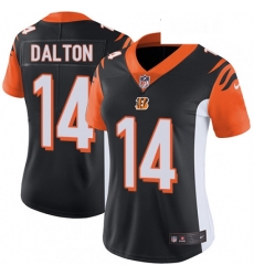 Womens Nike Cincinnati Bengals 14 Andy Dalton Elite Black Team Color NFL Jersey Womens Nike Cincinnati Bengals 14 Andy Dalton Elite Black Team Color NFL Jersey