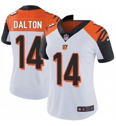 Womens Nike Cincinnati Bengals 14 Andy Dalton Vapor Untouchable Limited White NFL Jersey Womens Nike Cincinnati Bengals 14 Andy Dalton Vapor Untouchable Limited White NFL Jersey