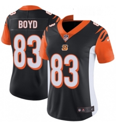 Womens Nike Cincinnati Bengals 83 Tyler Boyd Vapor Untouchable Limited Black Team Color NFL Jersey Womens Nike Cincinnati Bengals 83 Tyler Boyd Vapor Untouchable Limited Black Team Color NFL Jersey