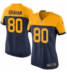 Womens Nike Green Bay Packers 80 Jimmy Graham Navy Blue Alternate Vapor Untouchable Elite Player NFL Jersey Womens Nike Green Bay Packers 80 Jimmy Graham Navy Blue Alternate Vapor Untouchable Elite Player NFL Jersey