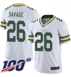 Packers #26 Darnell Savage White Youth Stitched Football 100th Season Vapor Limited Jersey Packers #26 Darnell Savage White Youth Stitched Football 100th Season Vapor Limited Jersey