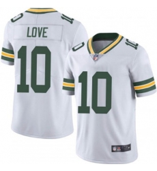 Youth Green Bay Packers 10 Jordan Love White Vapor Limited Throwback Stitched Football Jersey Youth Green Bay Packers 10 Jordan Love White Vapor Limited Throwback Stitched Football Jersey