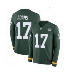 Youth Nike Green Bay Packers 17 Davante Adams Limited Green Therma Long Sleeve NFL Jersey Youth Nike Green Bay Packers 17 Davante Adams Limited Green Therma Long Sleeve NFL Jersey