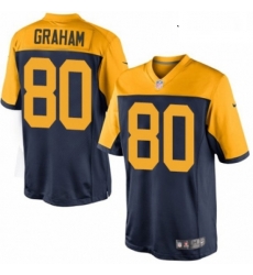Youth Nike Green Bay Packers 80 Jimmy Graham Limited Navy Blue Alternate NFL Jersey Youth Nike Green Bay Packers 80 Jimmy Graham Limited Navy Blue Alternate NFL Jersey