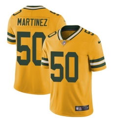 Youth Nike Packers #50 Blake Martinez Yellow Stitched NFL Limited Rush Jersey Youth Nike Packers #50 Blake Martinez Yellow Stitched NFL Limited Rush Jersey