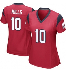 Men Houston Texans 10 Davis Mills Red Vapor Untouchable Limited Stitched Jersey Men Houston Texans 10 Davis Mills Red Vapor Untouchable Limited Stitched Jersey