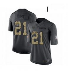 Men Houston Texans 21 Bradley Roby Limited Black 2016 Salute to Service Football Jersey Men Houston Texans 21 Bradley Roby Limited Black 2016 Salute to Service Football Jersey