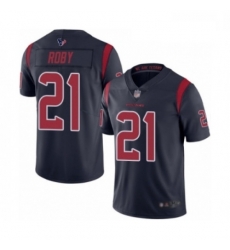Men Houston Texans 21 Bradley Roby Limited Navy Blue Rush Vapor Untouchable Football Jersey Men Houston Texans 21 Bradley Roby Limited Navy Blue Rush Vapor Untouchable Football Jersey