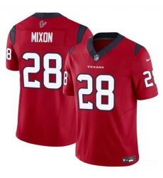 Men Houston Texans 28 Joe Mixon Red 2024 F U S E Vapor Untouchable Stitched Football Jersey Men Houston Texans 28 Joe Mixon Red 2024 F U S E Vapor Untouchable Stitched Football Jersey