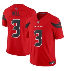 Men Houston Texans 3 Tank Dell Red 2024 Alternate F U S E Vapor Stitched Jersey Men Houston Texans 3 Tank Dell Red 2024 Alternate F U S E Vapor Stitched Jersey