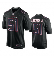 Men Houston Texans 51 Will Anderson Jr Black Fashion Vapor Untouchable Limited Stitched Football Jersey Men Houston Texans 51 Will Anderson Jr Black Fashion Vapor Untouchable Limited Stitched Football Jersey