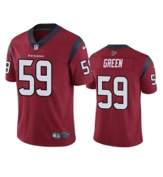 Men Houston Texans 59 Kenyon Green Red Vapor Untouchable Limited Stitched Jersey Men Houston Texans 59 Kenyon Green Red Vapor Untouchable Limited Stitched Jersey