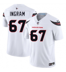 Men Houston Texans 67 Ed Ingram White 2024 Vapor F U S E Limited Stitched Jersey Men Houston Texans 67 Ed Ingram White 2024 Vapor F U S E Limited Stitched Jersey