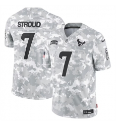 Men Houston Texans 7 C J Stroud 2024 Arctic Camo Salute To Service Limited Stitched Football Jersey Men Houston Texans 7 C J Stroud 2024 Arctic Camo Salute To Service Limited Stitched Football Jersey