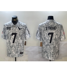 Men Houston Texans 7 C J Stroud 2024 F U S E Arctic Camo Salute To Service Limited Stitched Football Jersey Men Houston Texans 7 C J Stroud 2024 F U S E Arctic Camo Salute To Service Limited Stitched Football Jersey