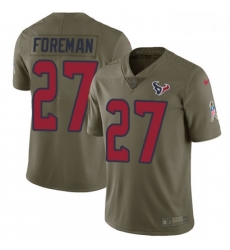 Men Nike Houston Texans 27 DOnta Foreman Limited Olive 2017 Salute to Service NFL Jersey Men Nike Houston Texans 27 DOnta Foreman Limited Olive 2017 Salute to Service NFL Jersey