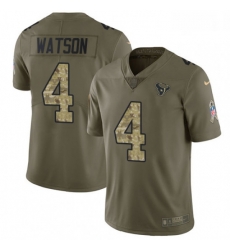 Men Nike Houston Texans 4 Deshaun Watson Limited OliveCamo 2017 Salute to Service NFL Jersey Men Nike Houston Texans 4 Deshaun Watson Limited OliveCamo 2017 Salute to Service NFL Jersey