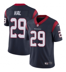 Men Nike Texans #29 Andre Hal Navy Blue Team Color Stitched NFL Vapor Untouchable Limited Jersey Men Nike Texans #29 Andre Hal Navy Blue Team Color Stitched NFL Vapor Untouchable Limited Jersey