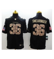 Nike Houston Texans 36 D.J. Swearinger Black Limited Salute to Service NFL Jersey Nike Houston Texans 36 D.J. Swearinger Black Limited Salute to Service NFL Jersey