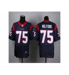Nike Houston Texans 75 Vince Wilfork blue Elite NFL Jersey Nike Houston Texans 75 Vince Wilfork blue Elite NFL Jersey