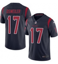 Nike Texans #17 Brock Osweiler Navy Blue Mens Stitched NFL Limited Rush Jersey Nike Texans #17 Brock Osweiler Navy Blue Mens Stitched NFL Limited Rush Jersey