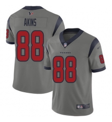 Nike Texans 88 Jordan Akins Gray Men Stitched NFL Limited Inverted Legend Jersey Nike Texans 88 Jordan Akins Gray Men Stitched NFL Limited Inverted Legend Jersey