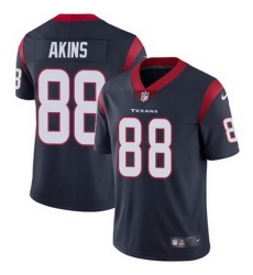Nike Texans #88 Jordan Akins Navy Blue Team Color Mens Stitched NFL Vapor Untouchable Limited Jersey Nike Texans #88 Jordan Akins Navy Blue Team Color Mens Stitched NFL Vapor Untouchable Limited Jersey