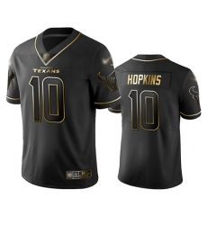 Texans 10 DeAndre Hopkins Black Men Stitched Football Limited Golden Edition Jersey Texans 10 DeAndre Hopkins Black Men Stitched Football Limited Golden Edition Jersey